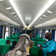 On board the economy section of the Lagos-Ibadan train